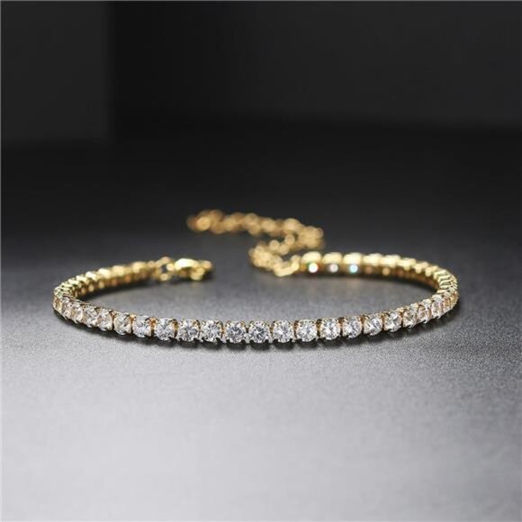 18 K Gold Plated Love Bangle Bracelet Set Flexible Wide Wristband Bangle - Picture 4 of 7